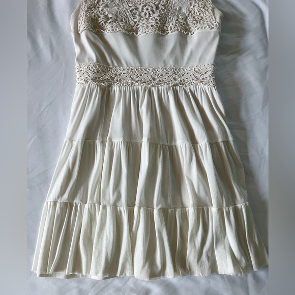 As U Wish White Lace A-Frame Mini Dress Size Small - Picture 3 of 12